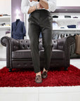 Pantalone modello Caruso con fibbie laterali