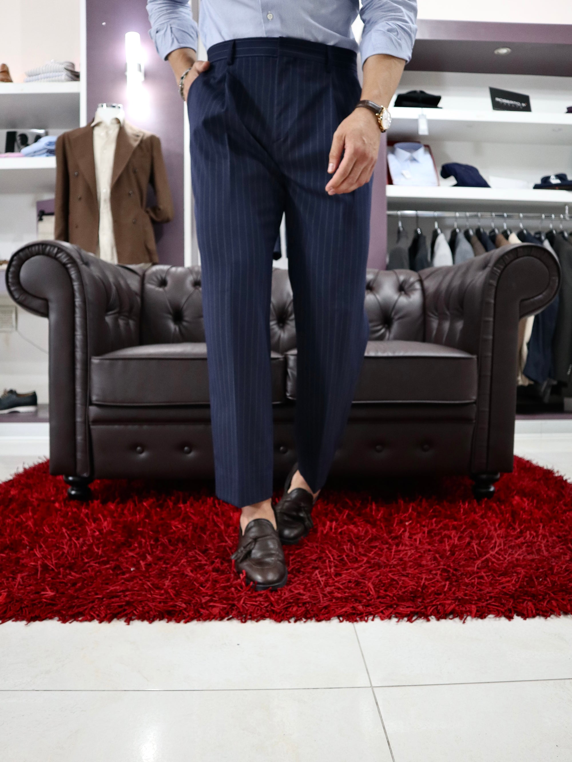Portofino pantalone sartoriale e vita alta