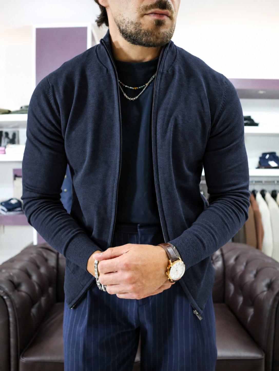 Maglia full zip
