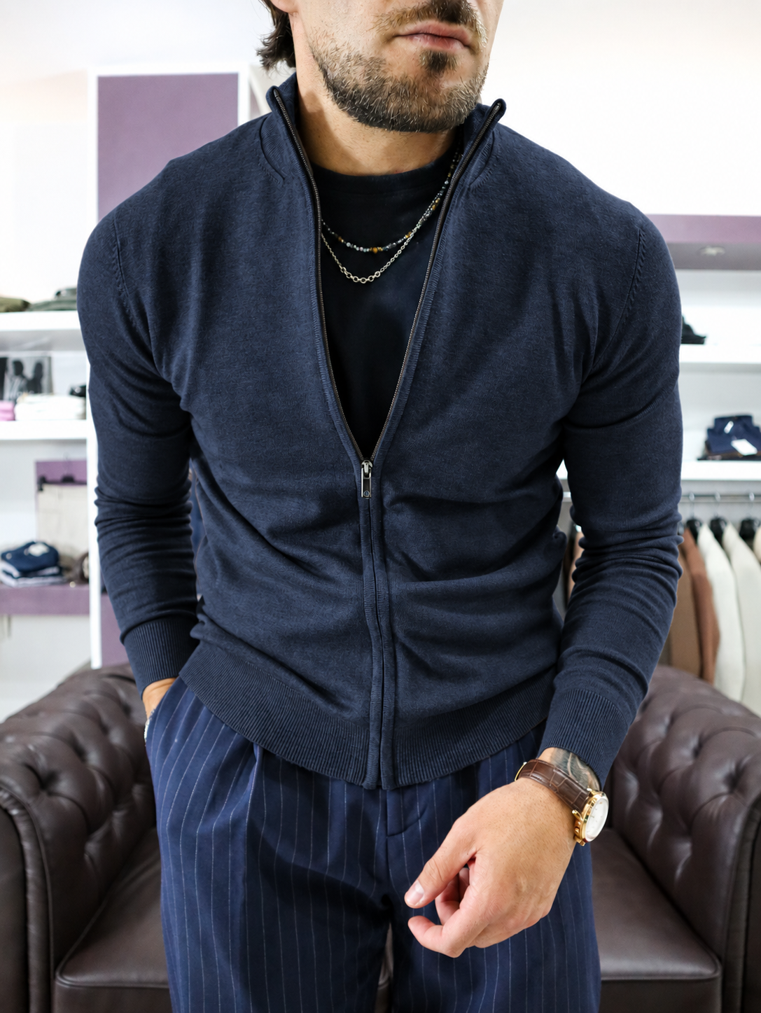 Maglia full zip