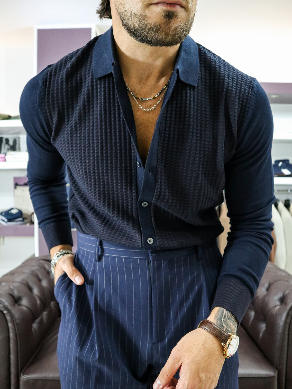 Camicia in maglia