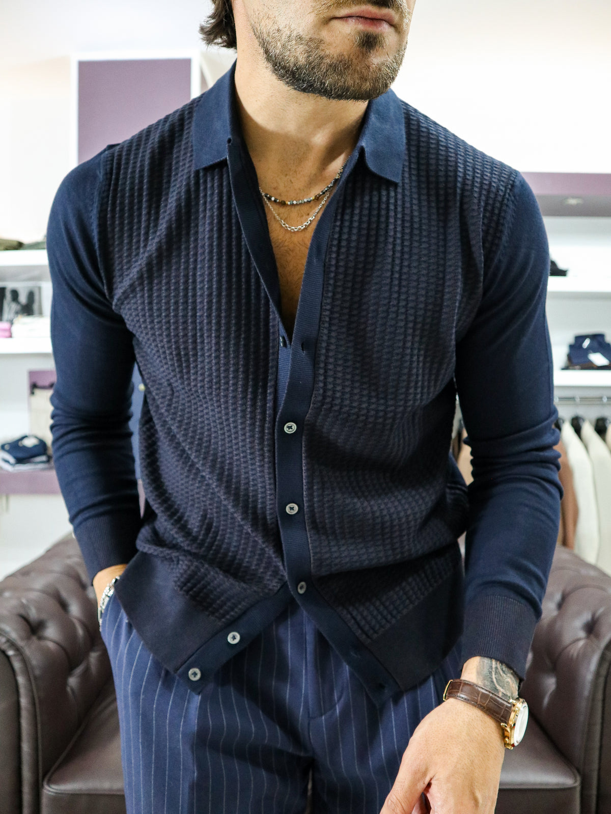 Camicia in maglia