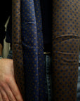 Sciarpa fantasia blue e moro