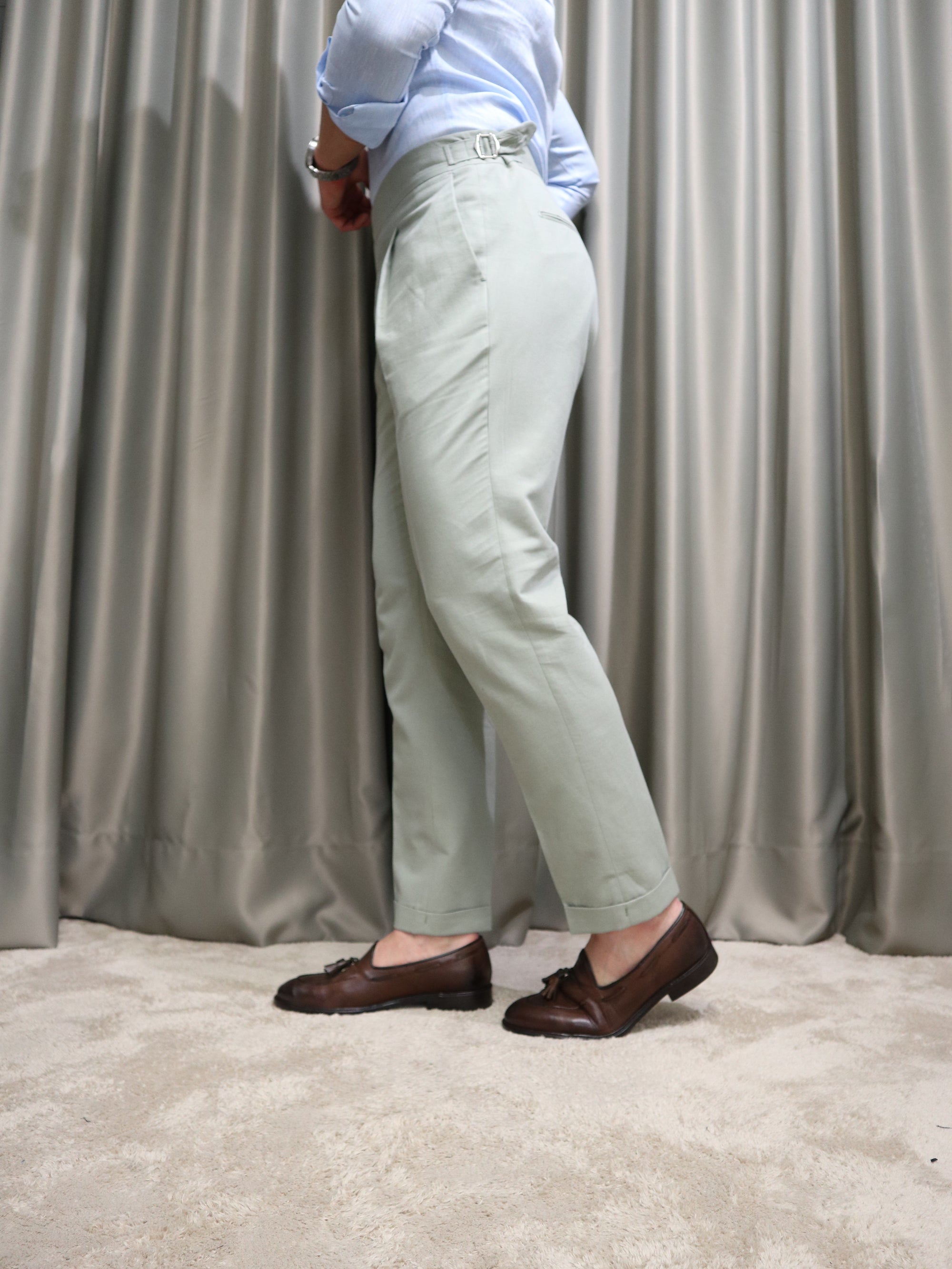 Pantalone mod WILD in lino e cotone