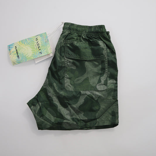 Costume da bagno verde camouflage