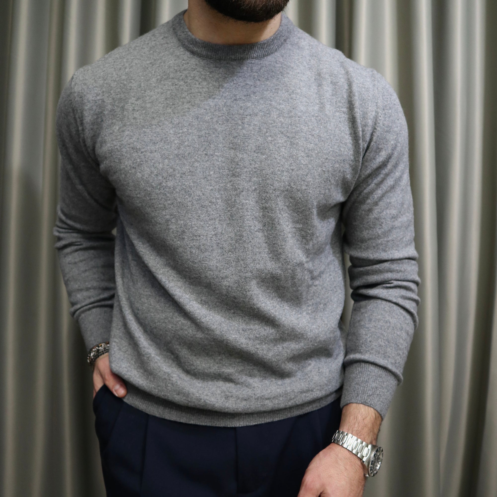 Girocollo basin in Cashmere e Lana merinos