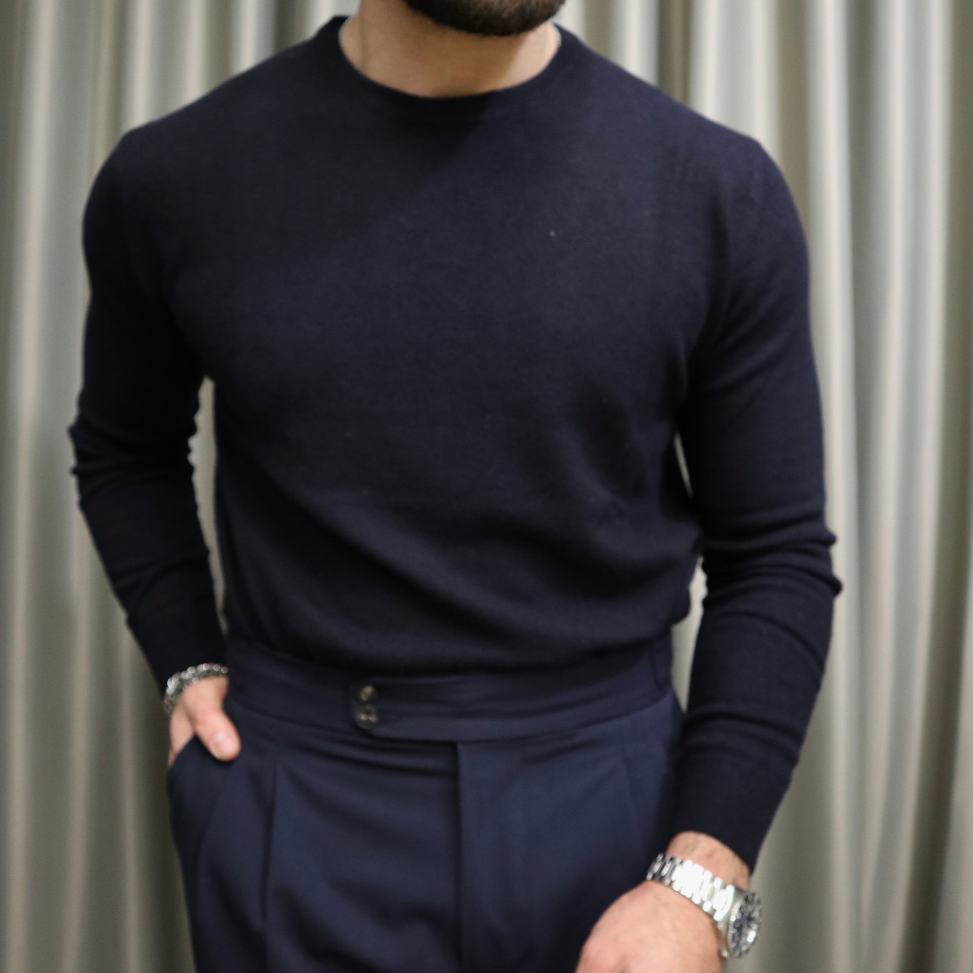 Girocollo basin in Cashmere e Lana merinos