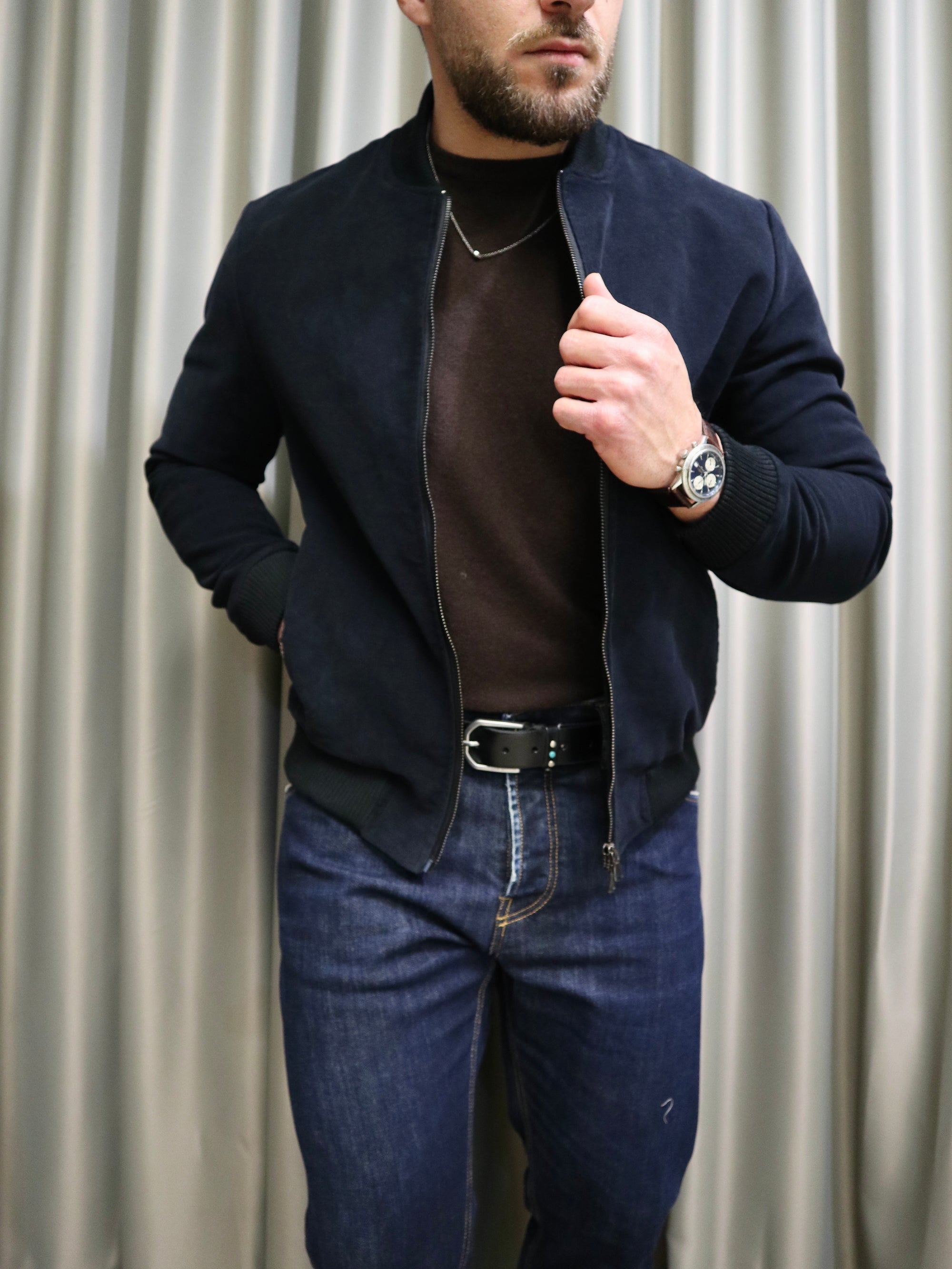 Bomber in panno Sartoriale