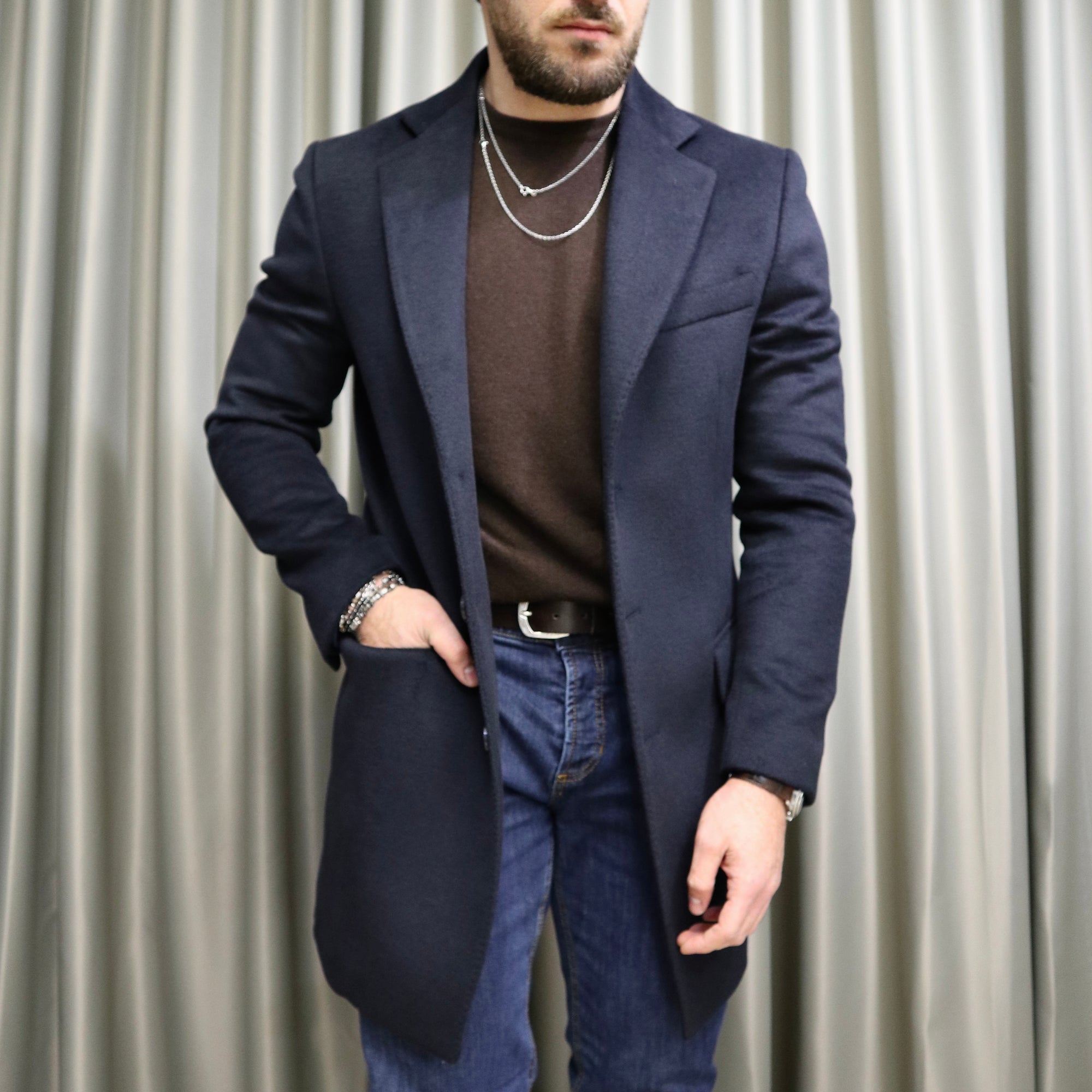 Cappotto baronetto pura lana merinos