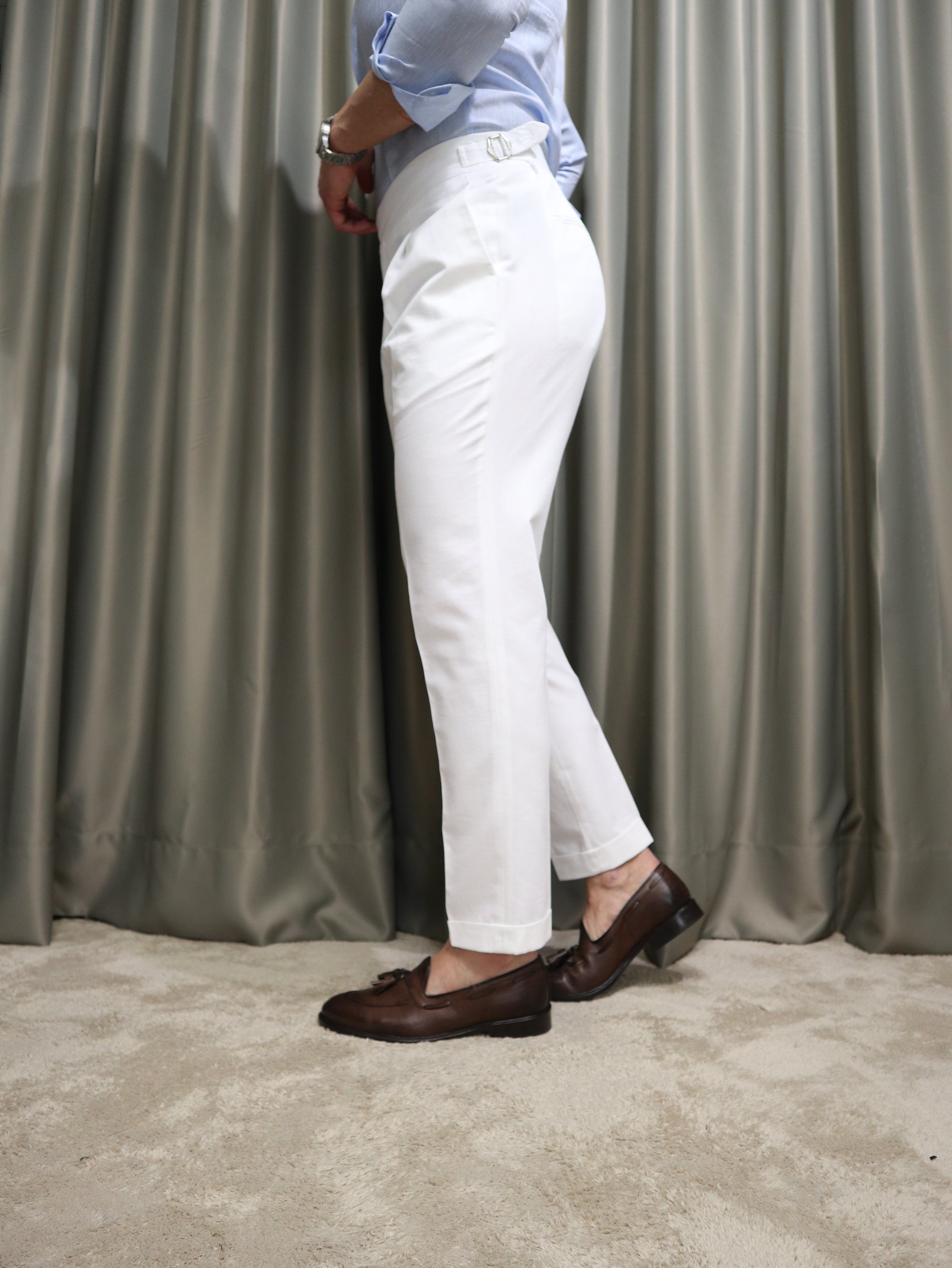 Pantalone mod WILD in lino e cotone