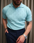Polo in maglia traforata 100% Cotone extra fine