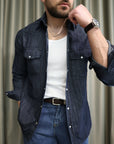 Camicia Western Denim Giapponese