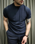 Shirt in filo tramata