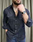 Camicia Western Denim Giapponese