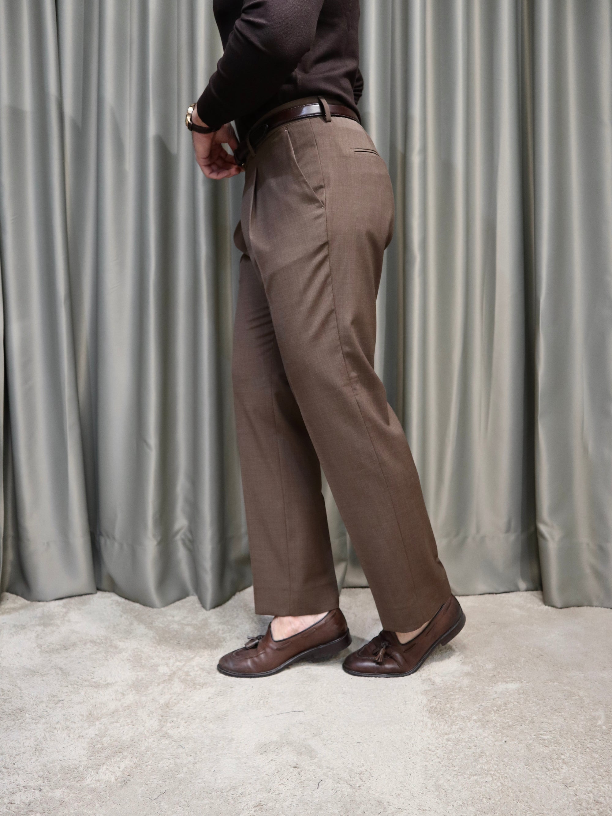Pantalone sartoriale in lana mod Class