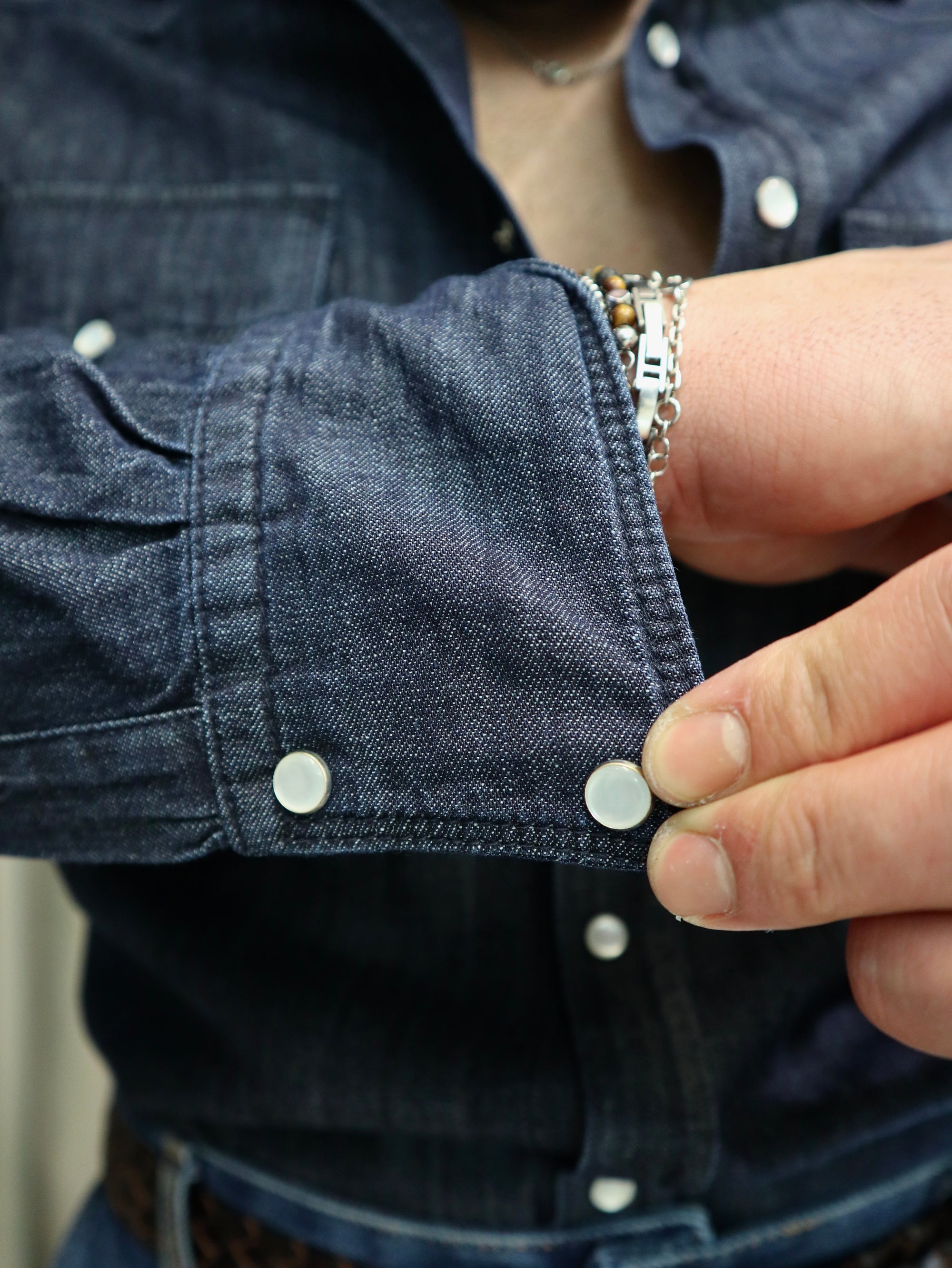 Camicia Western Denim Giapponese