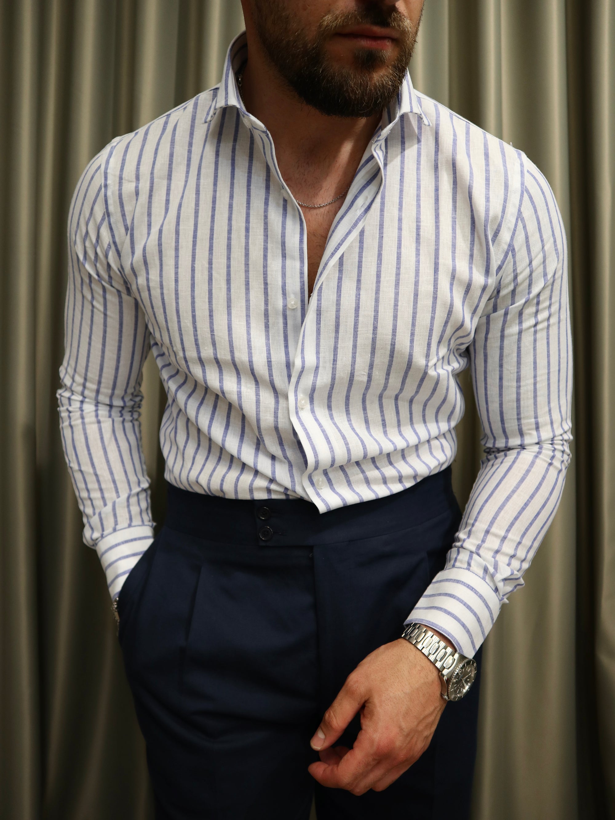 Camicia 100% puro lino