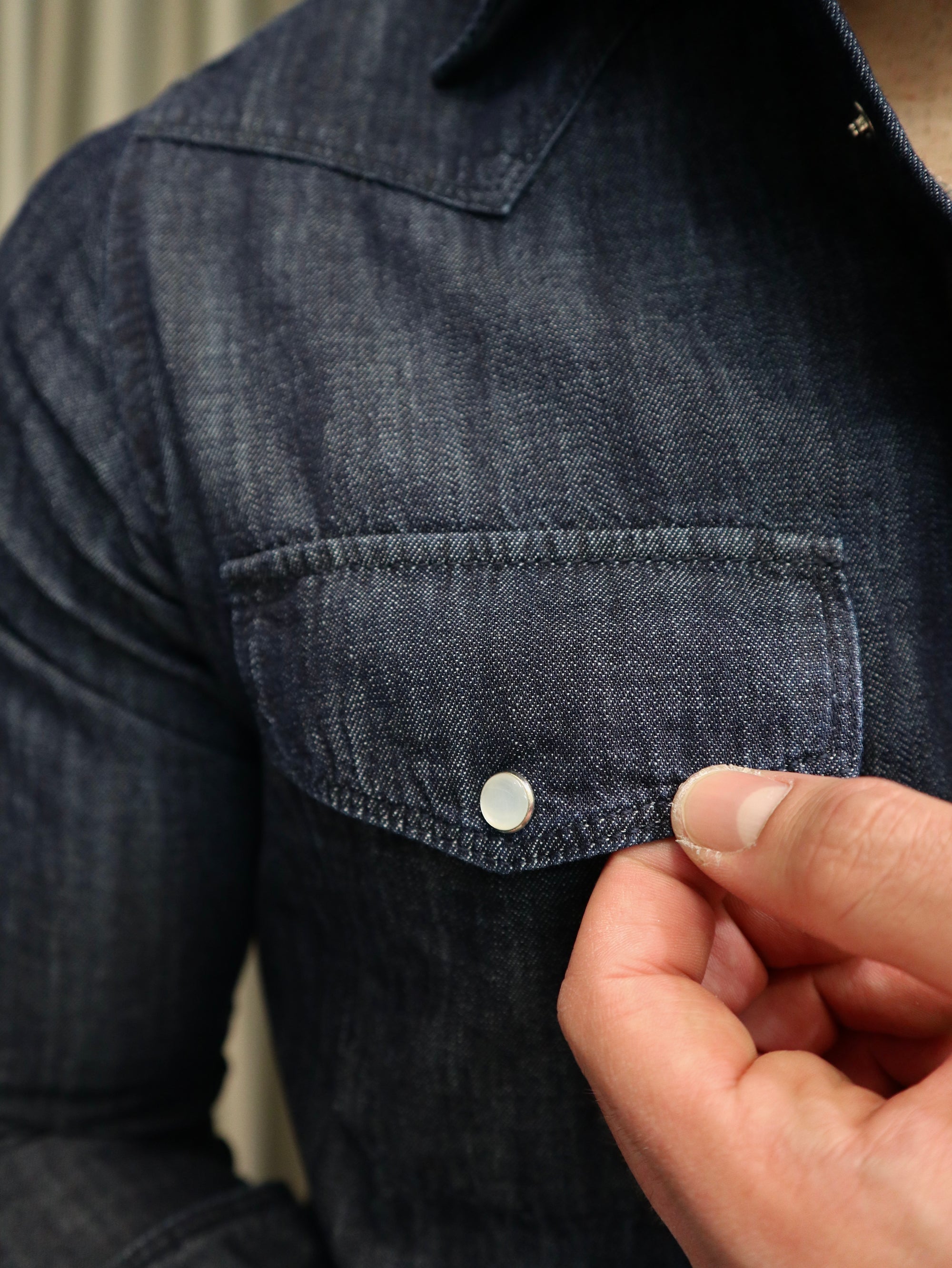 Camicia Western Denim Giapponese