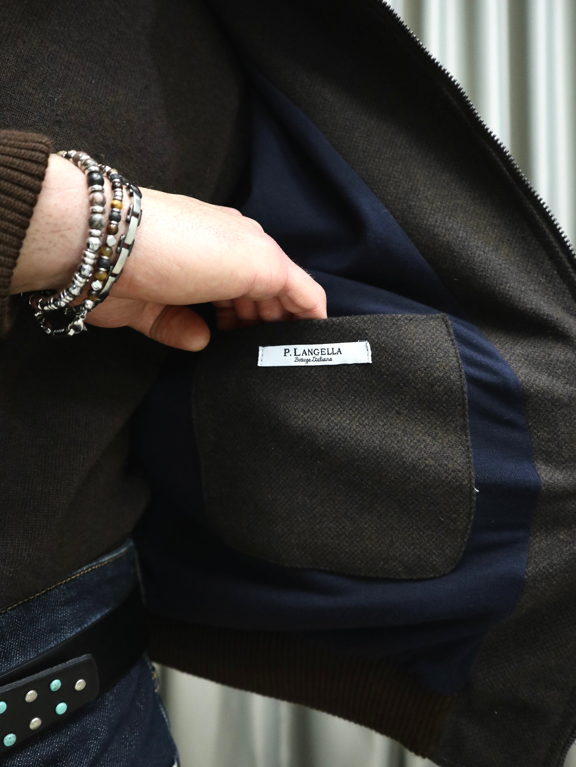 Bomber in panno Sartoriale