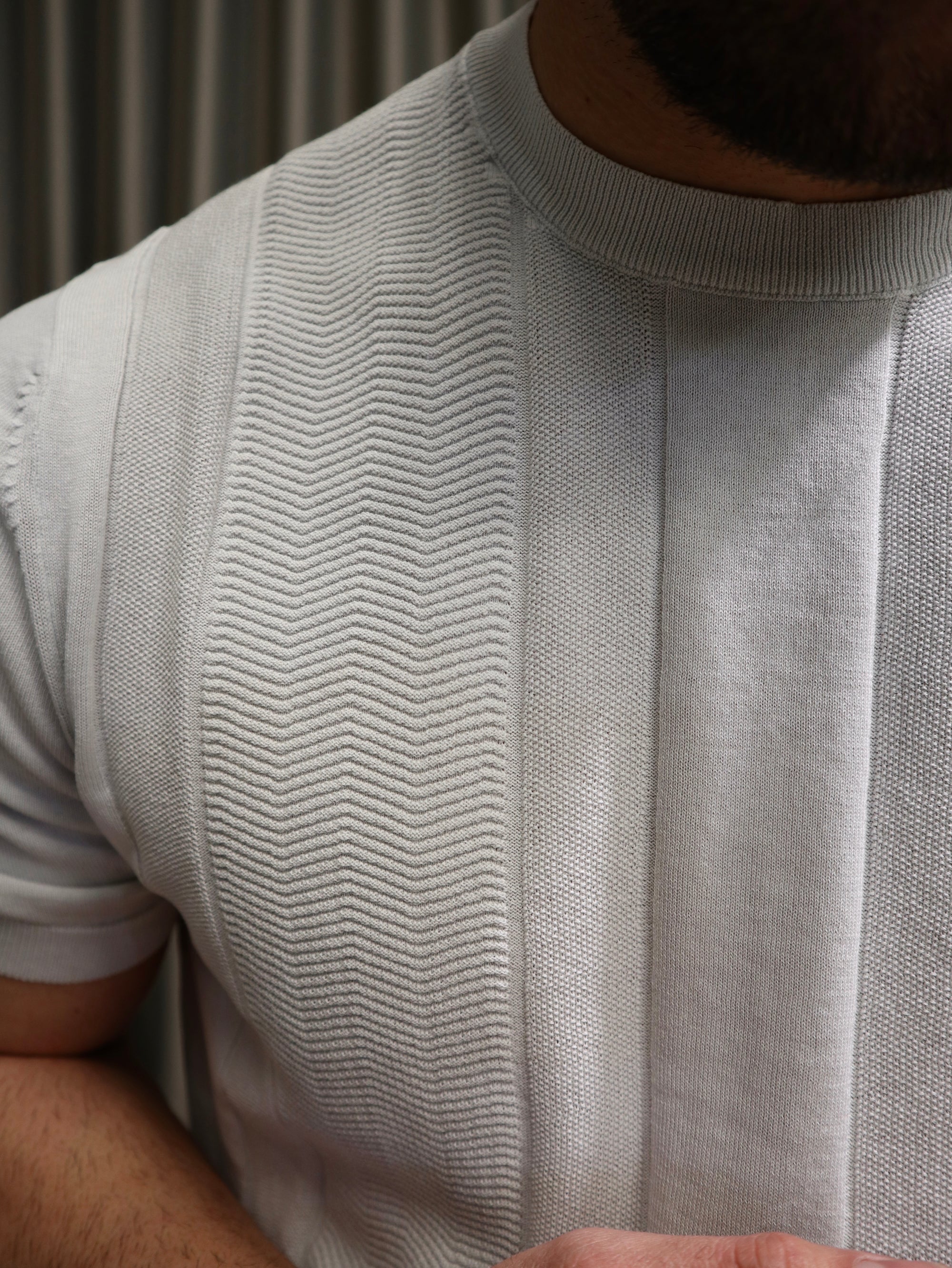 Shirt in filo tramata