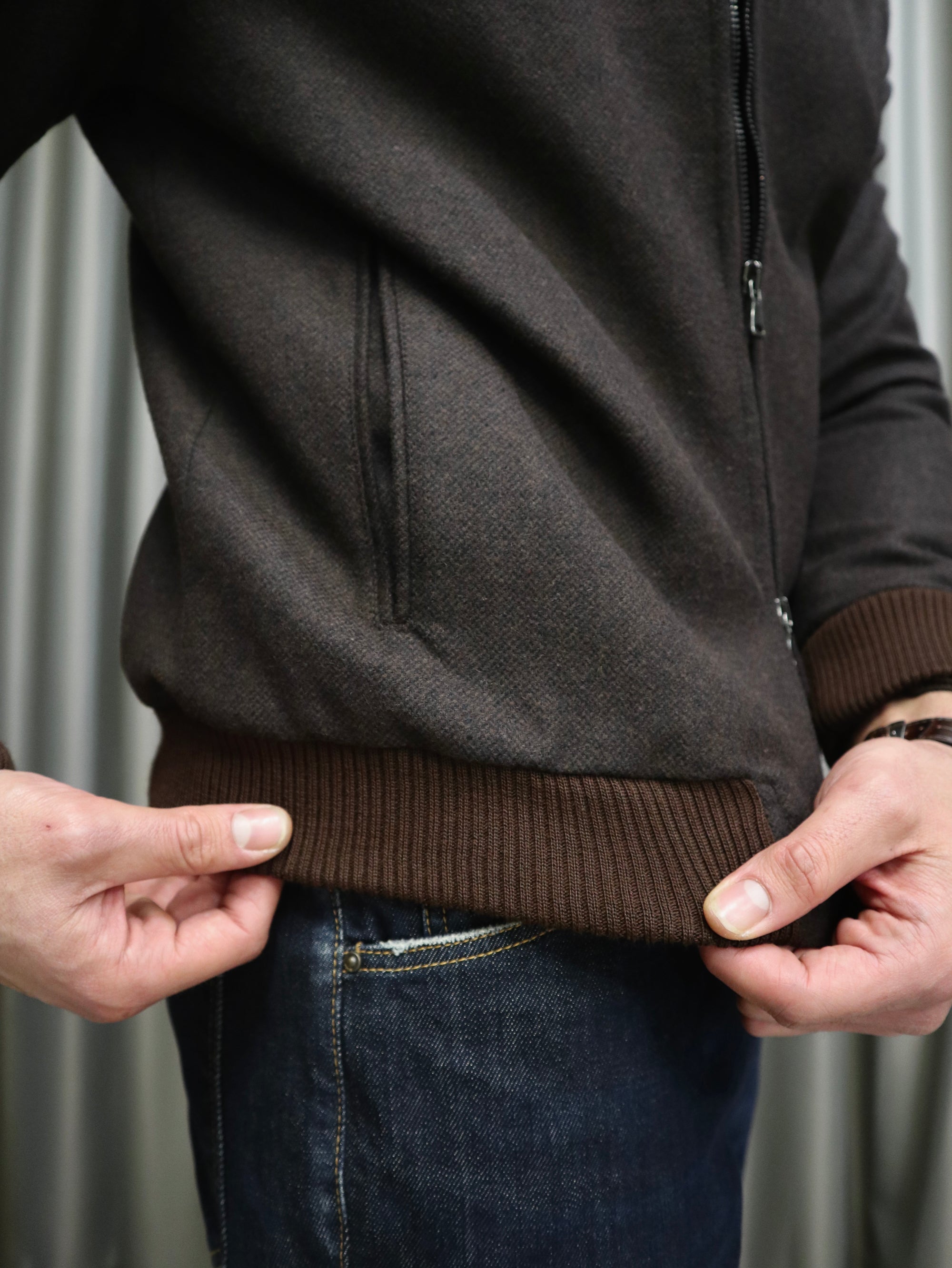 Bomber in panno Sartoriale