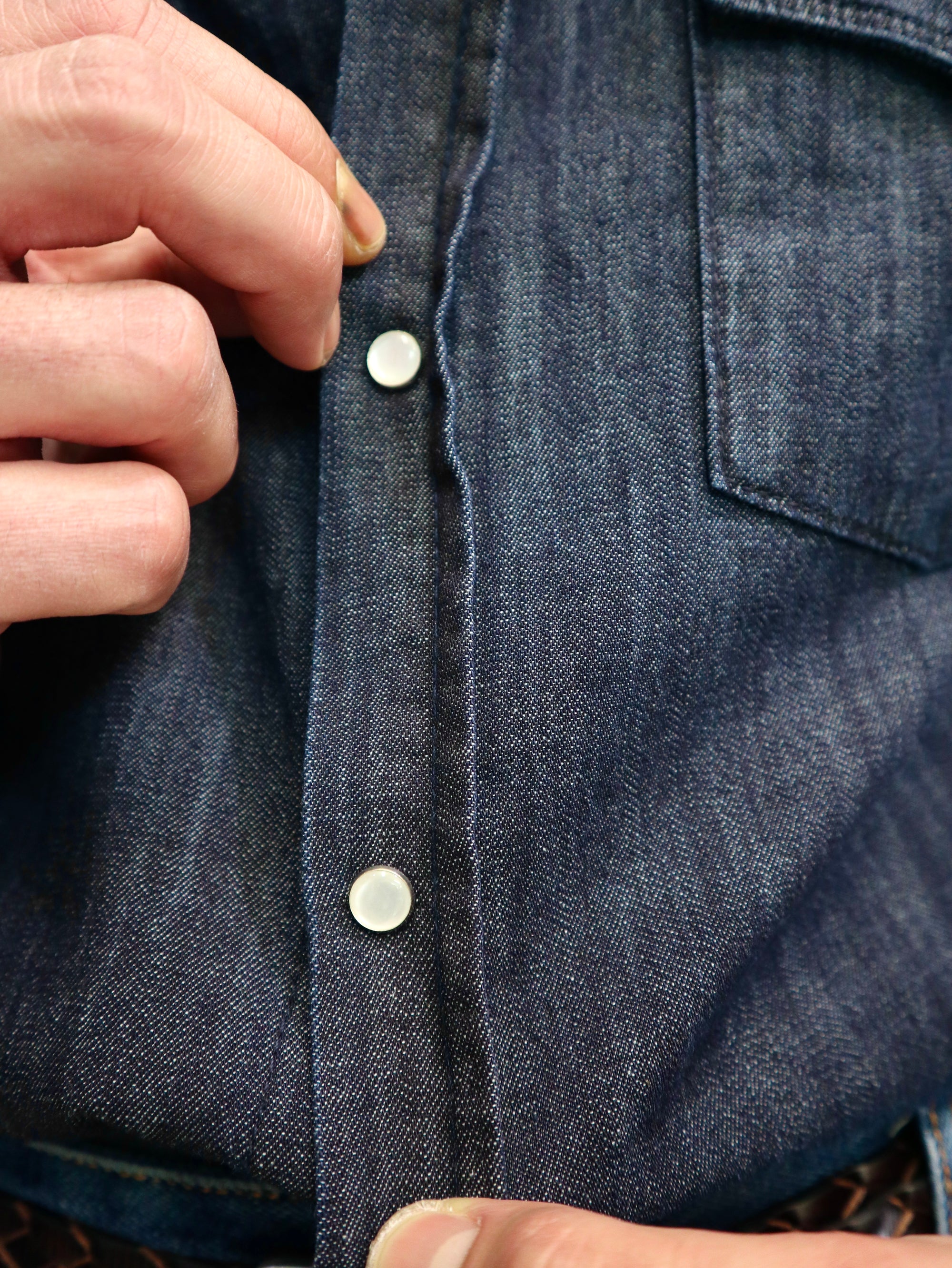 Camicia Western Denim Giapponese