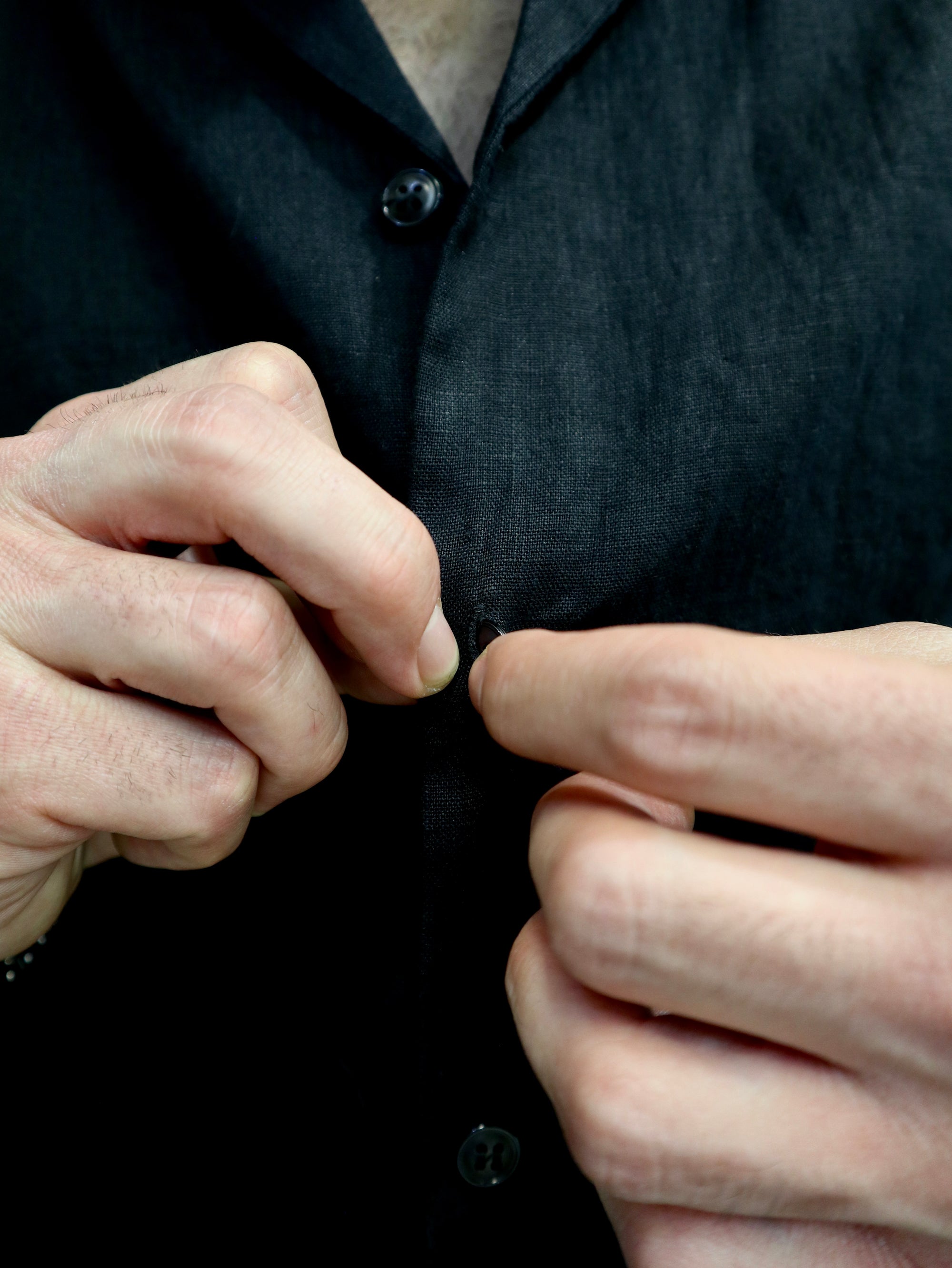 Camicia over 100% lino