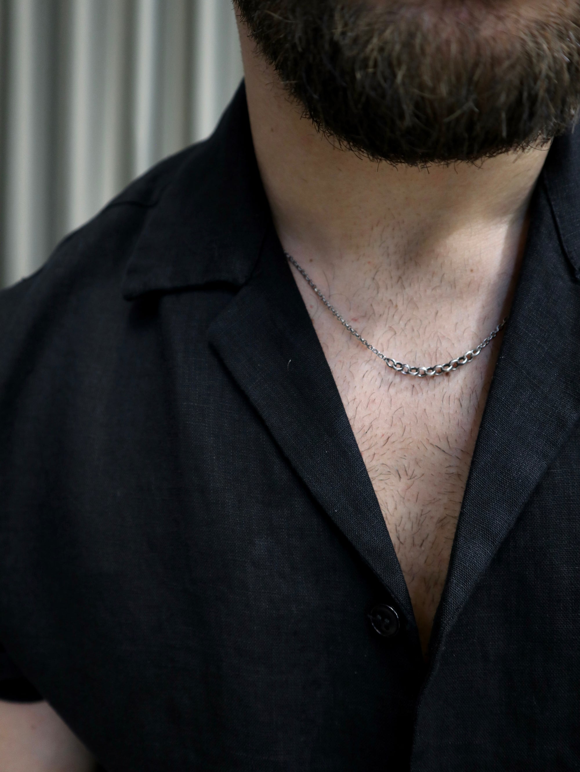 Camicia over 100% lino