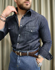 Camicia Western Denim Giapponese