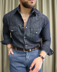 Camicia Western Denim Giapponese