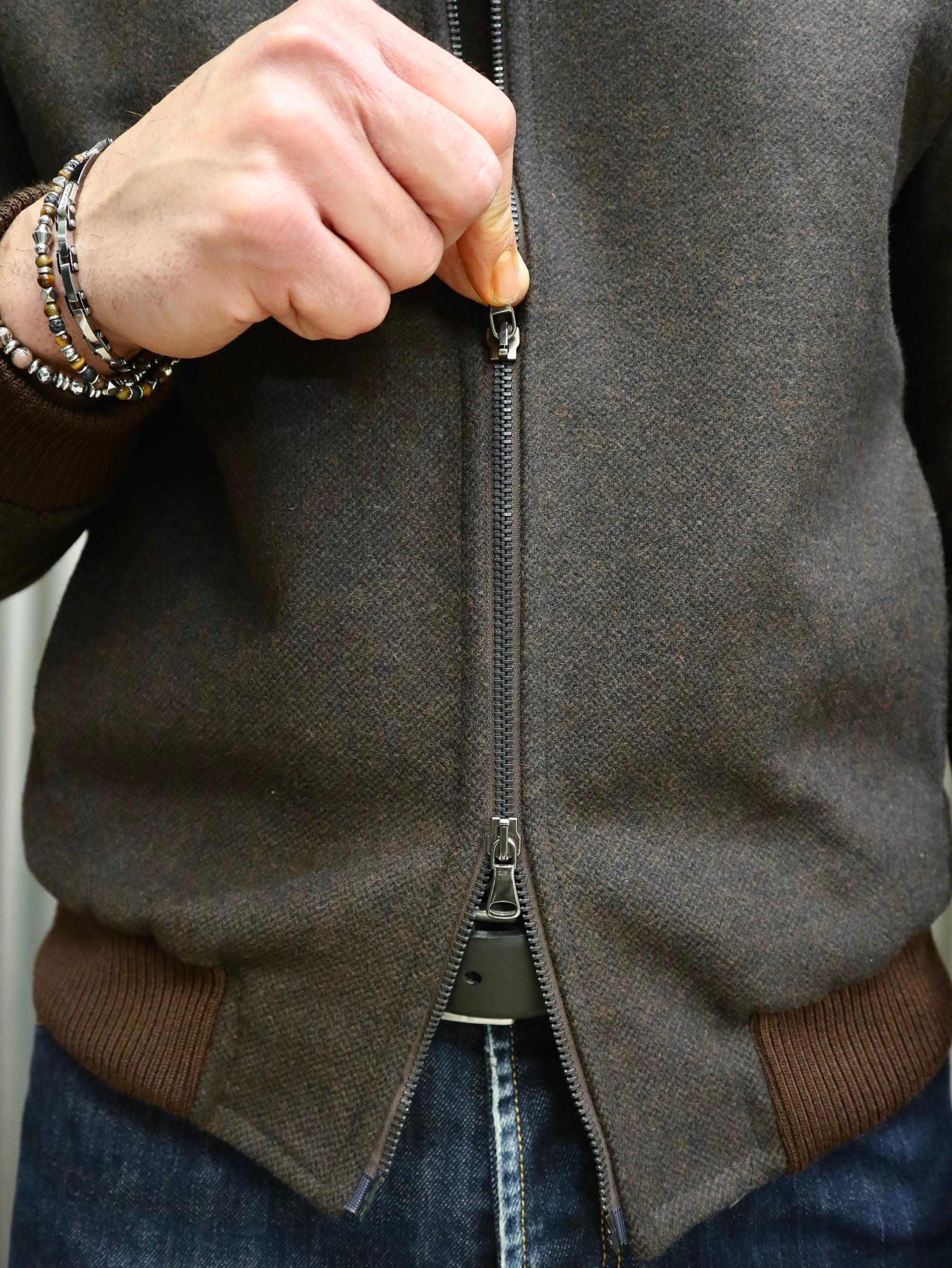 Bomber in panno Sartoriale