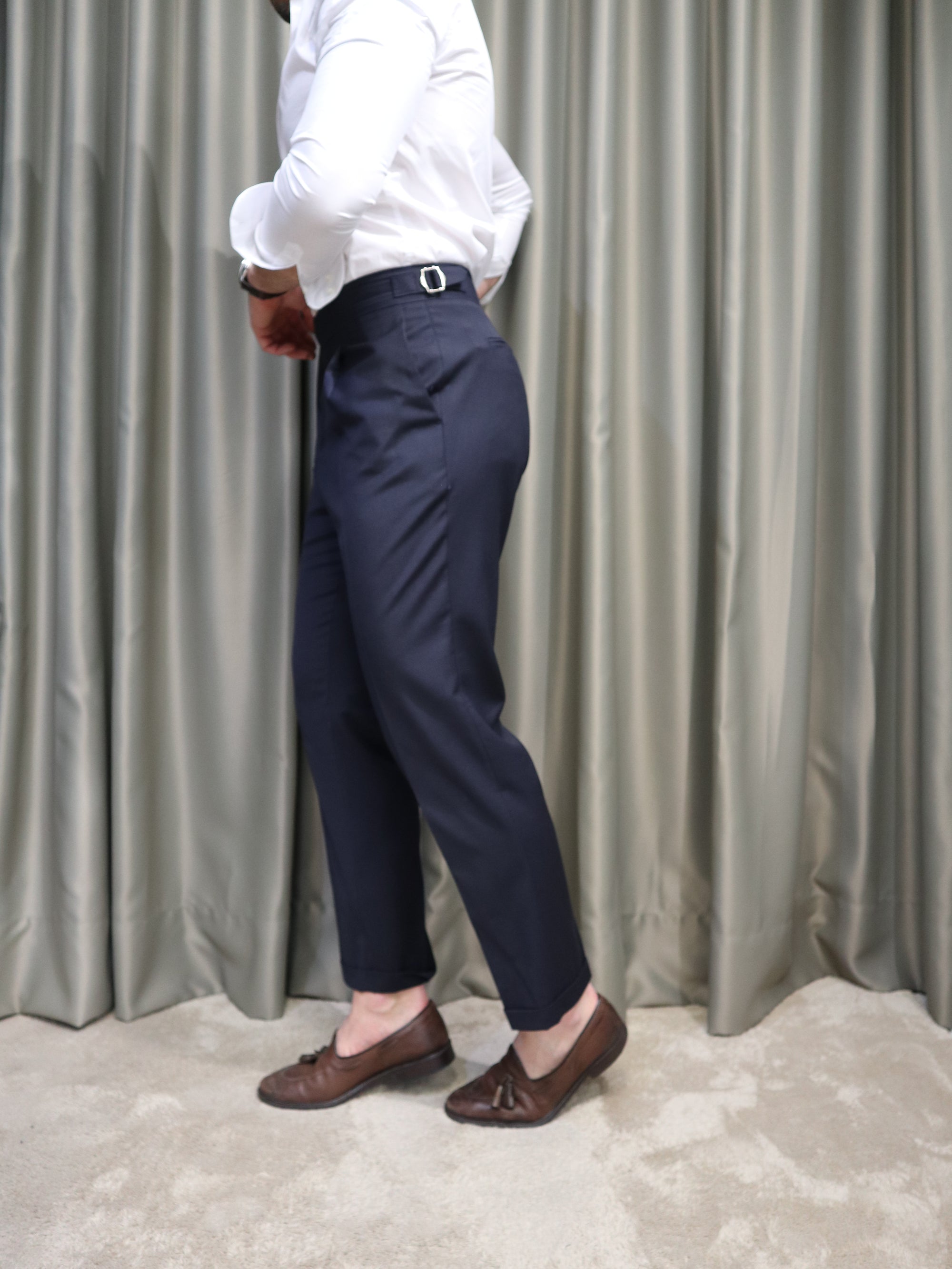 Pantalone wild in fresco lana