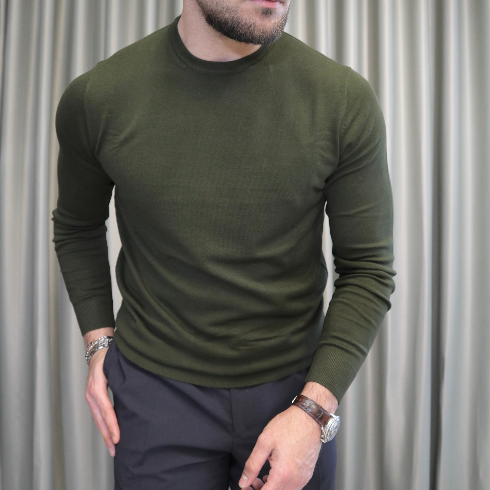 Girocollo basin in Cashmere e Lana merinos