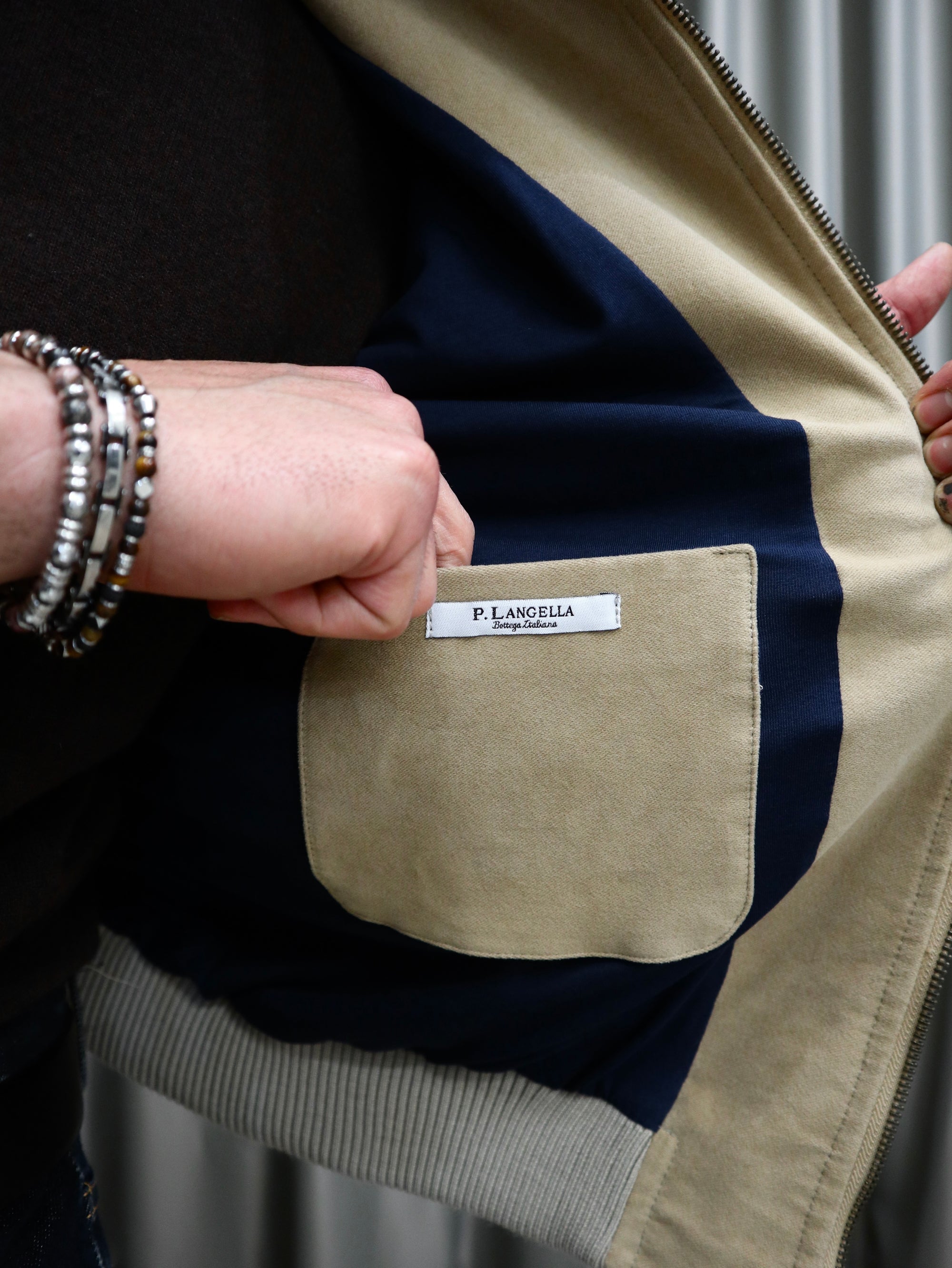 Bomber in panno Sartoriale