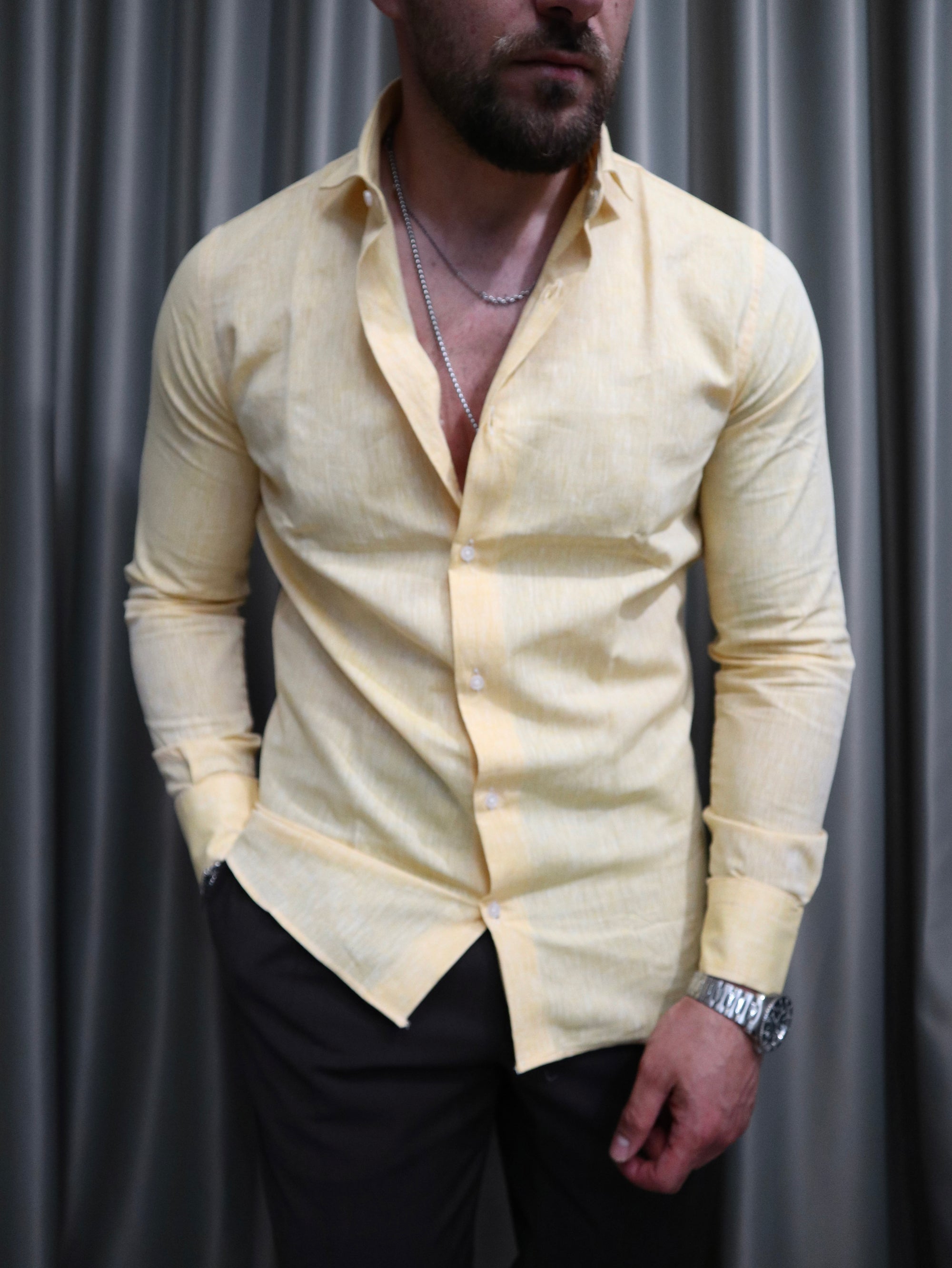 Camicia 100% puro lino