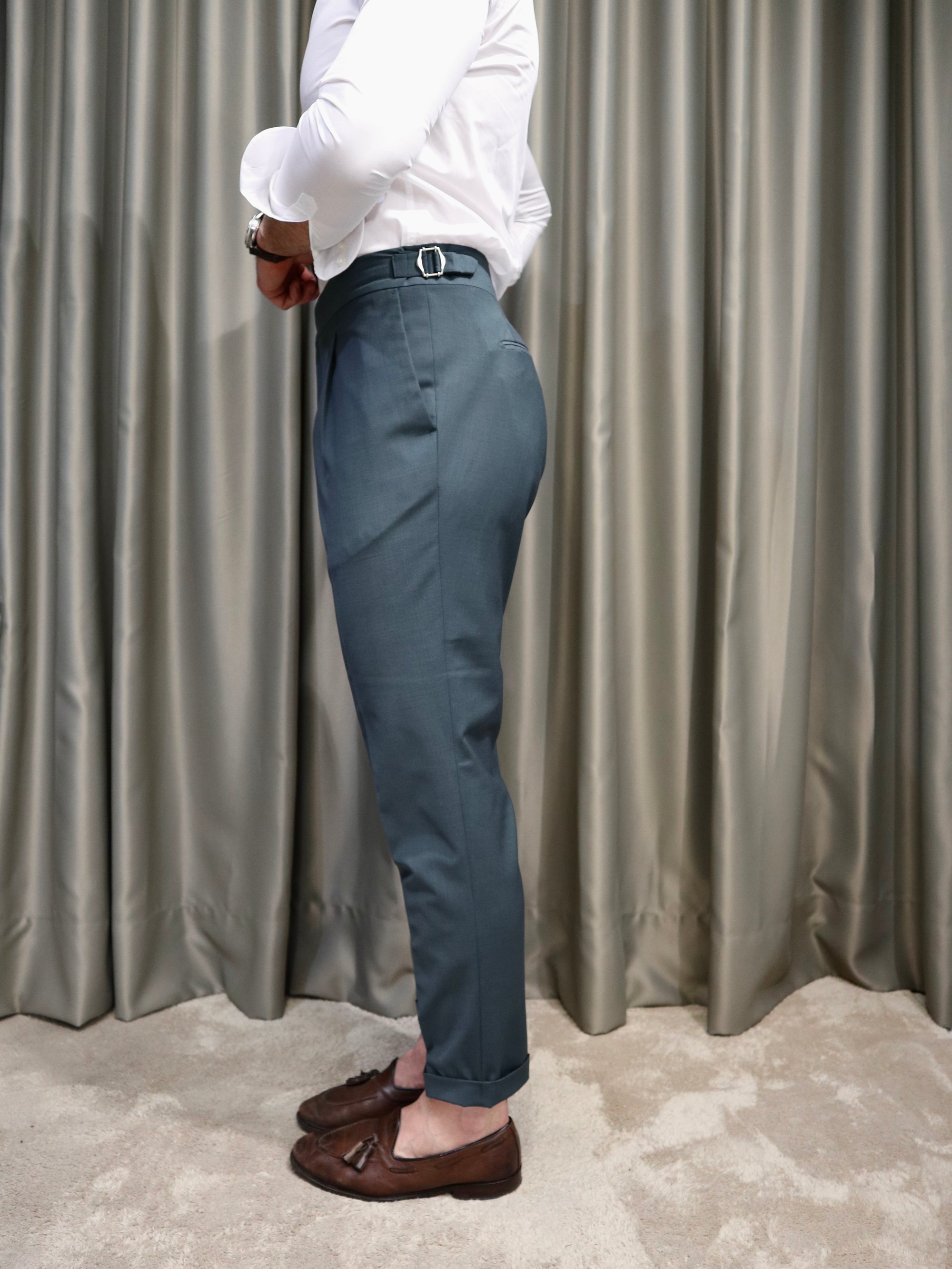 Pantalone wild in fresco lana