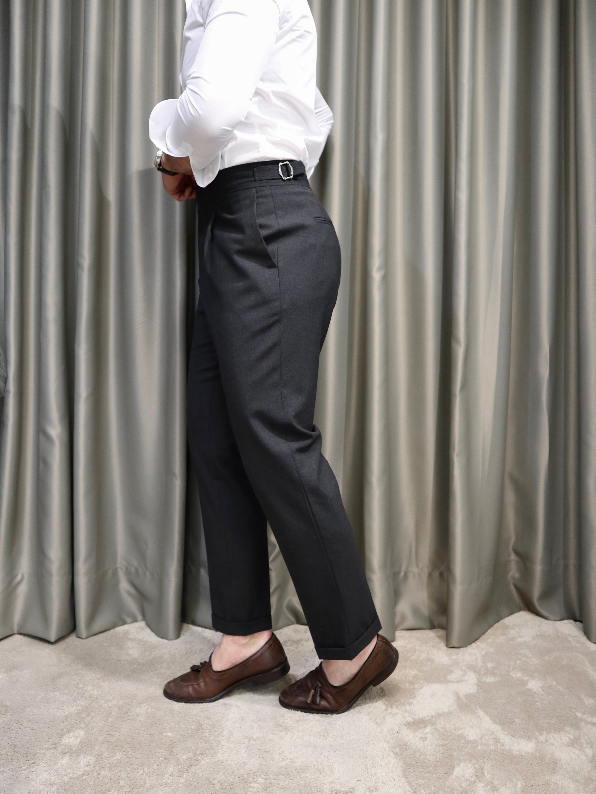 Pantalone wild in fresco lana