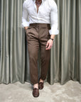 Pantalone wild in fresco lana