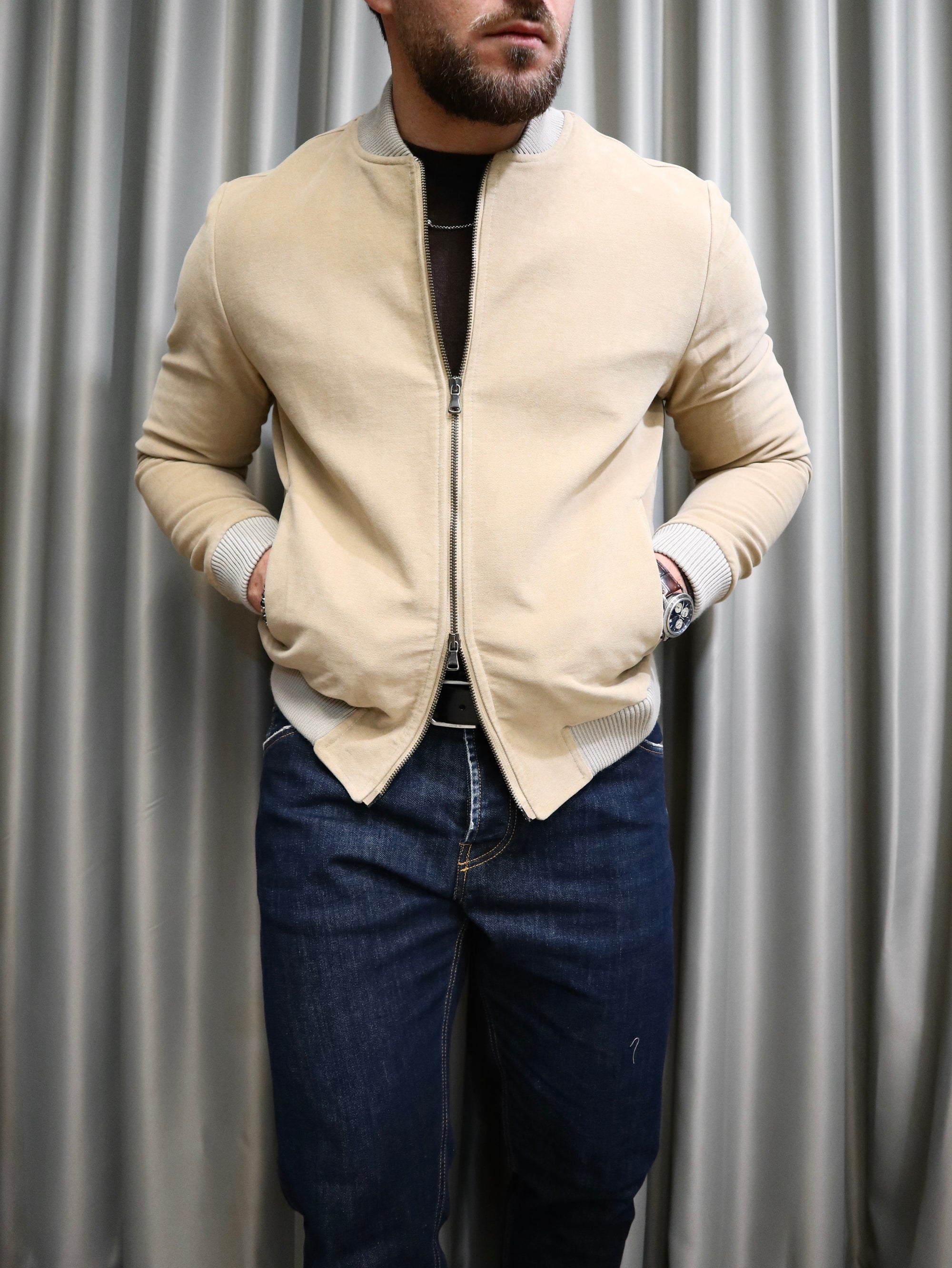 Bomber in panno Sartoriale