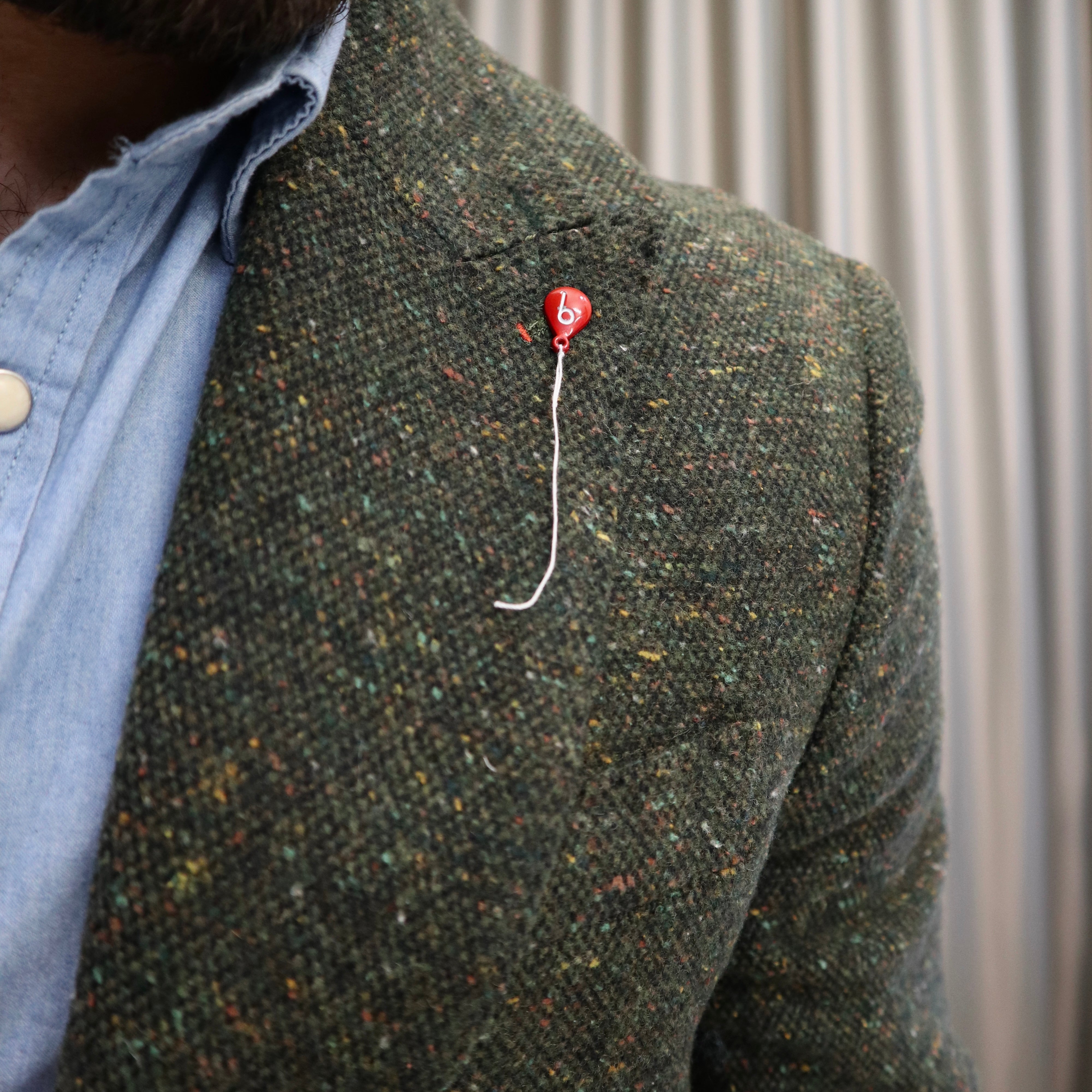 Giacca Tweed Cappotto Tweed Uomo French Work Jacket Winter Warm