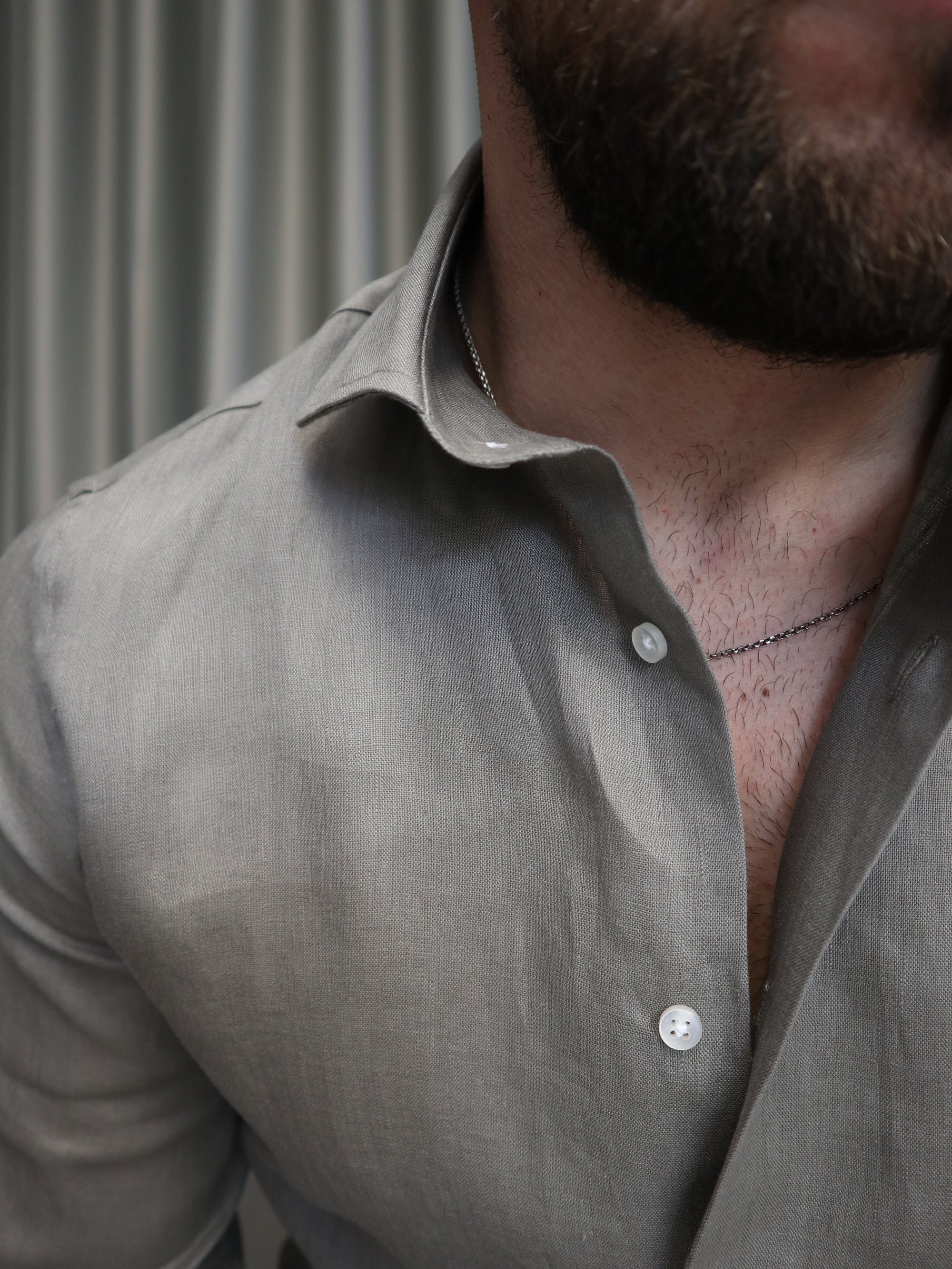 Camicia 100% PURO lino Irlandese