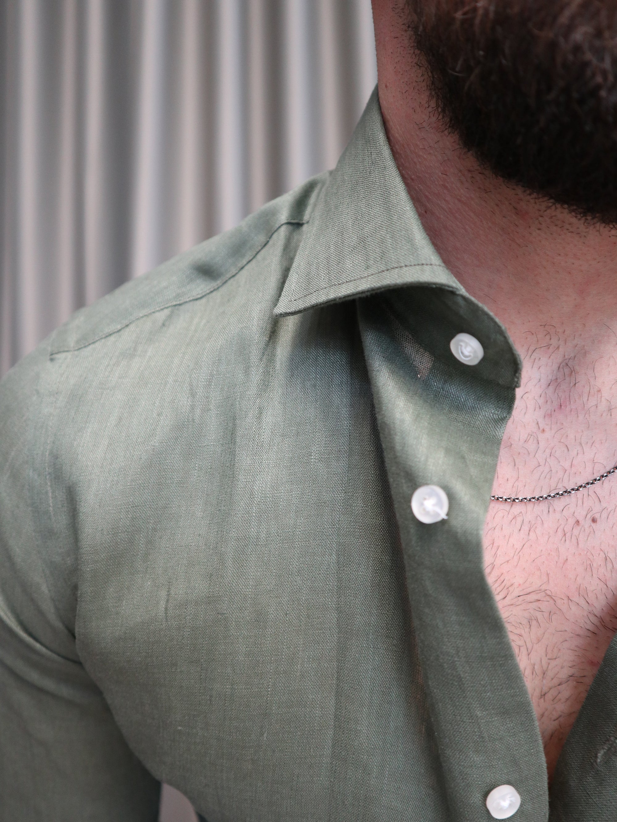 Camicia 100% PURO lino Irlandese