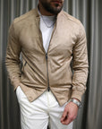 Bomber Scamosciato