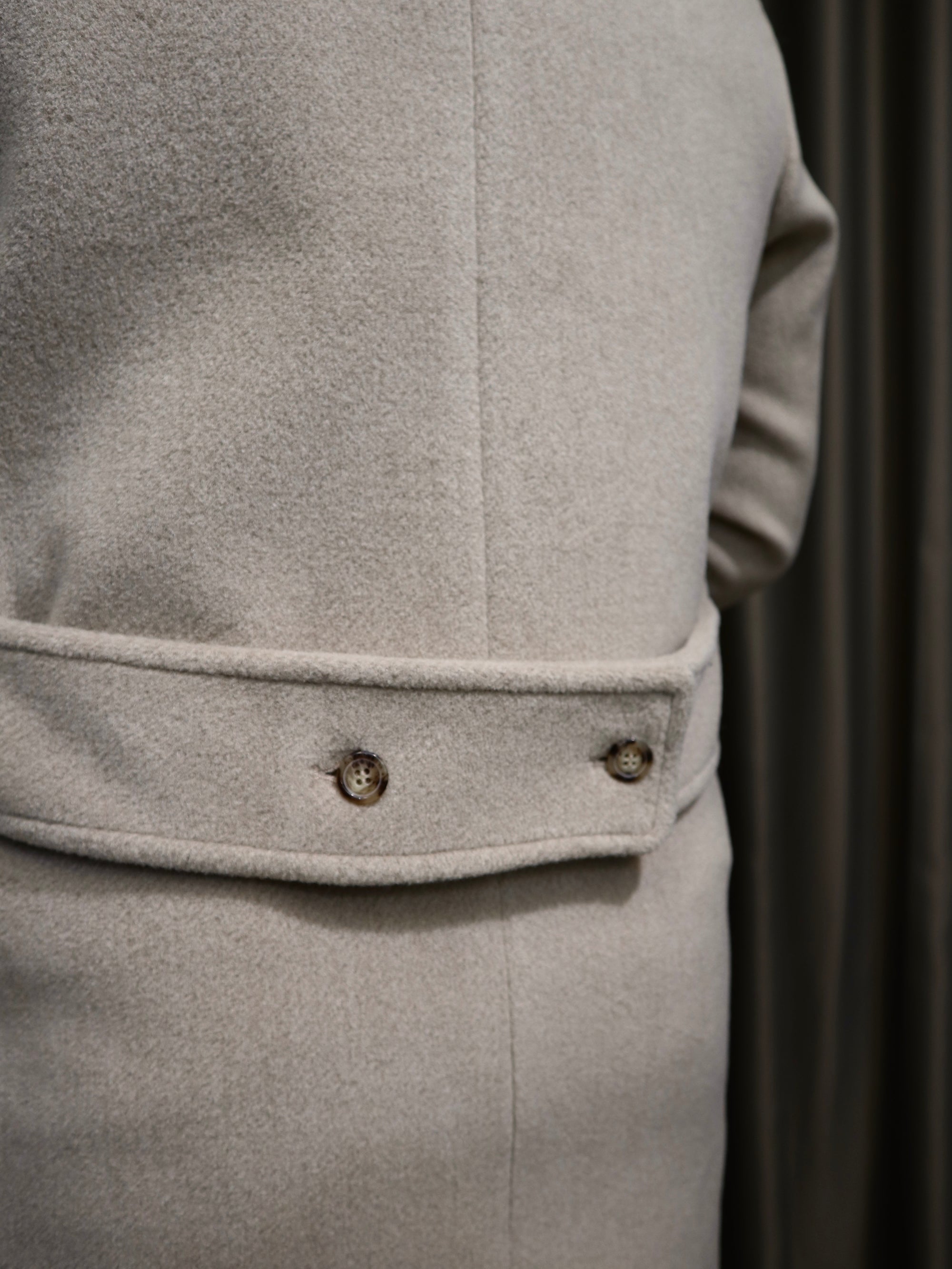 Cappotto Old Monopetto in misto lana