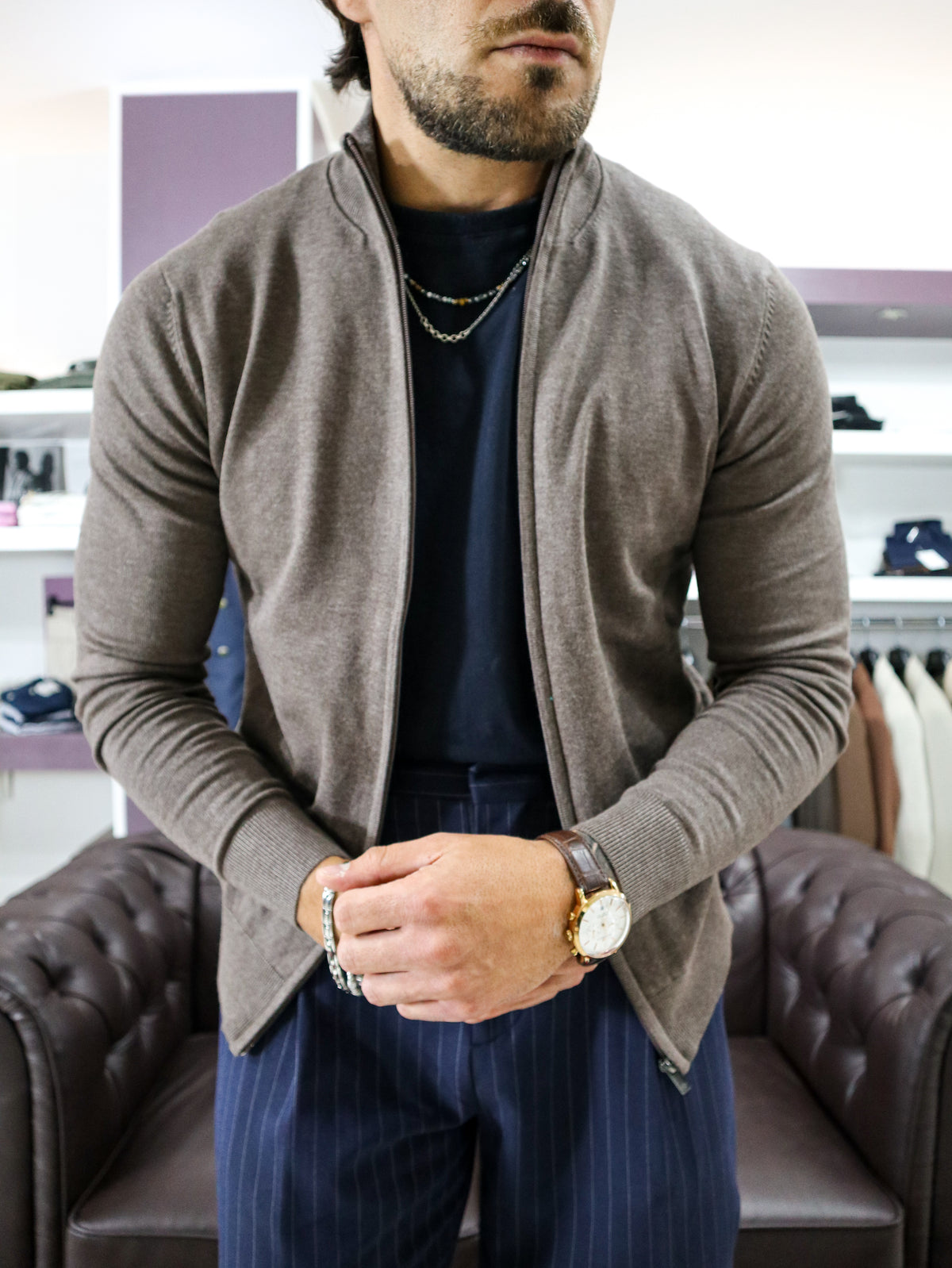 Maglia full zip